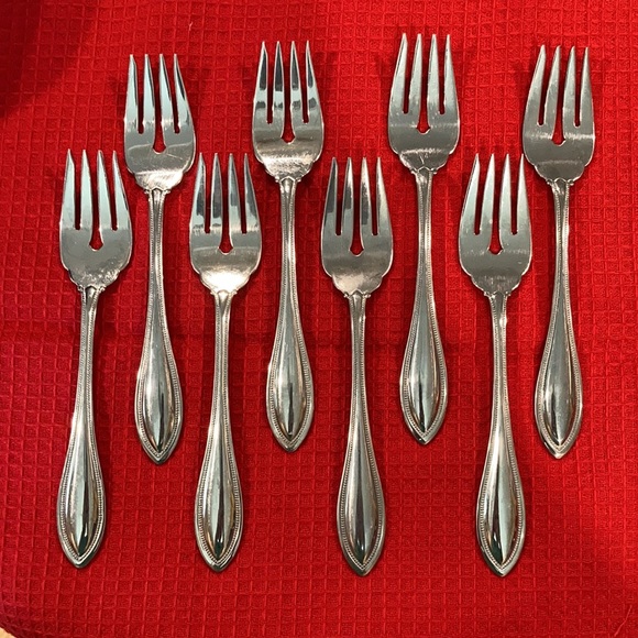Oneida American Harmony Dessert Forks Set of 8